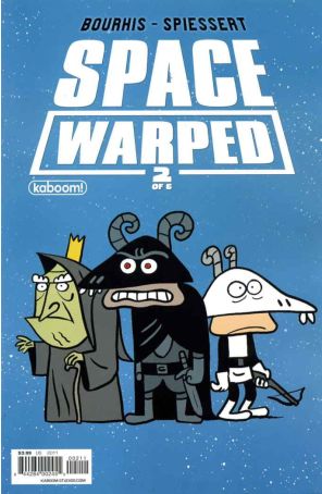 Space Warped 2 published by Boom! with cover art by Rudy Spiessert