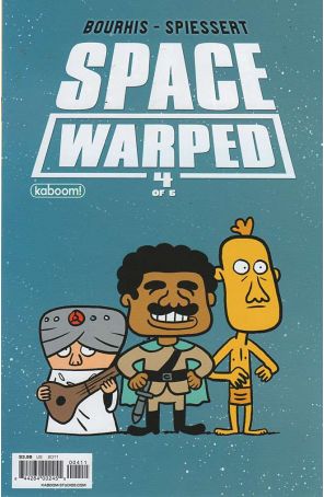 Space Warped 4 published by Boom! with cover art by Rudy Spiessert