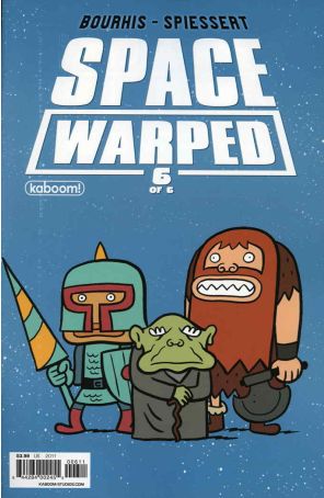 Space Warped 6 published by Boom! with cover art by Rudy Spiessert