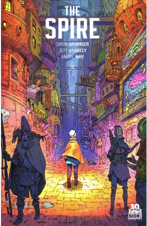 The Spire 5 published by Boom! with cover art by Jeff Stokely