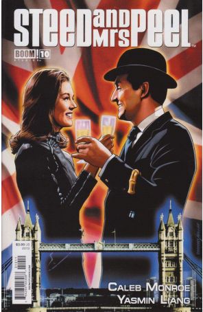 Steed and Mrs. Peel (Boom, 2nd Series) 10 published by Boom! with cover art by Joe Corroney