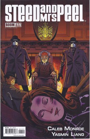 Steed and Mrs. Peel (Boom, 2nd Series) 11 published by Boom! with cover art by Dan Davis
