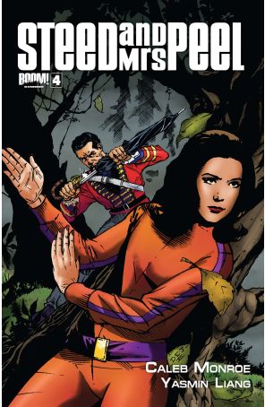 Steed and Mrs. Peel (Boom, 2nd Series) 4A published by Boom! with cover art by Drew Johnson