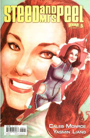 Steed and Mrs. Peel (Boom, 2nd Series) 5A published by Boom! with cover art by Lorena Carvalho