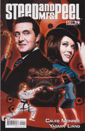 Steed and Mrs. Peel (Boom, 2nd Series) 9 published by Boom! with cover art by Joe Corroney