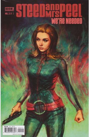 Steed and Mrs. Peel: We're Needed 2 published by Boom! with cover art by Alice X. Zhang