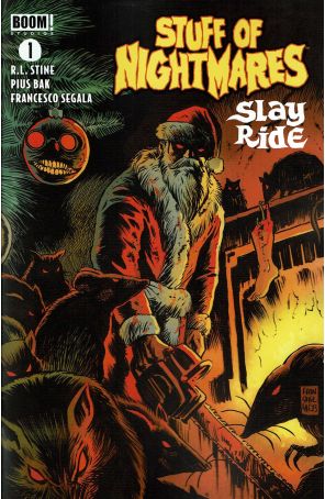 Stuff of Nightmares: Slay Ride 1A published by Boom! with cover art by Francesco Francavilla