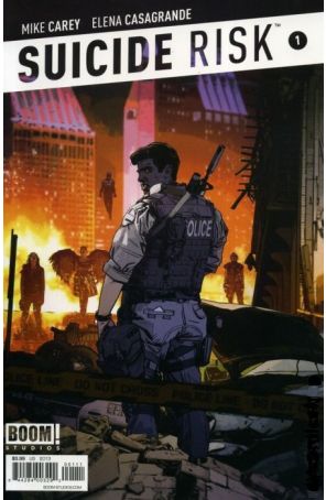 Suicide Risk 1 published by Boom! with cover art by Tommy Lee Edwards