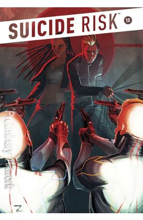 Suicide Risk 10 published by Boom! with cover art by Stephanie Hans