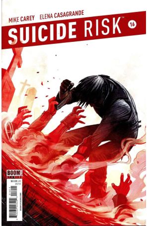Suicide Risk 16 published by Boom! with cover art by Stephanie Hans