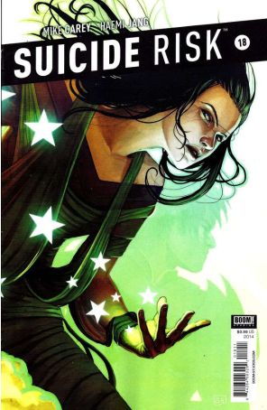Suicide Risk 18 published by Boom! with cover art by Stephanie Hans