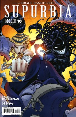 Supurbia (Grace Randolph's, Vol. 2) 10 published by Boom! with cover art by Russell Dauterman