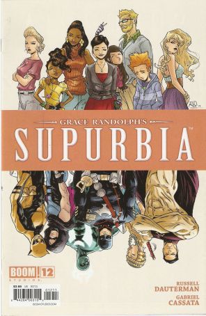 Supurbia (Grace Randolph's, Vol. 2) 12 published by Boom! with cover art by Russell Dauterman