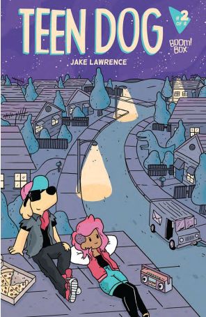 Teen Dog 2 published by Boom! with cover art by Jake Lawerence