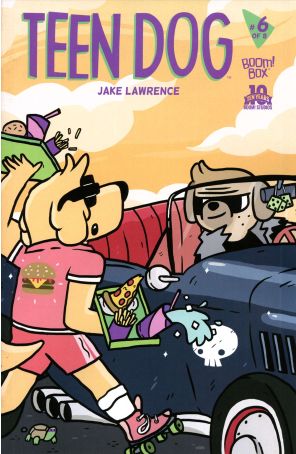 Teen Dog 6 published by Boom! with cover art by Jake Lawrence