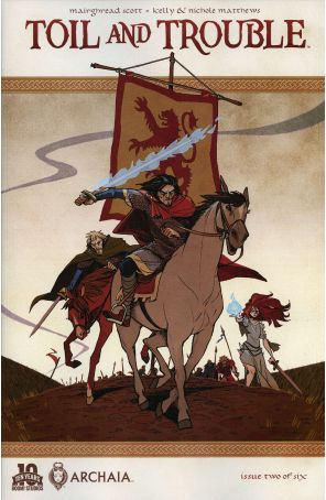 Toil and Trouble 2 published by Archaia with cover art by Kyla Vanderklugt