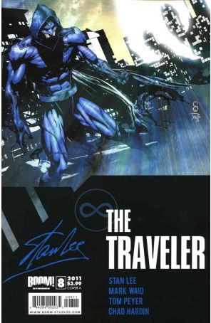 The Traveler (Stan Lee's) 8A published by Boom! with cover art by Scott Clark