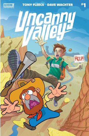 Uncanny Valley 1B published by Boom! with cover art by Tony Fleecs