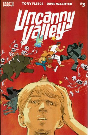Uncanny Valley 3A published by Boom! with cover art by Dave Wachter