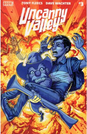 Uncanny Valley 3B published by Boom! with cover art by Ryan Browne