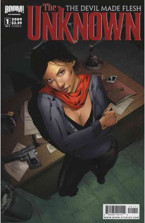 The Unknown: The Devil Made Flesh 1B published by Boom! with cover art by Alexander Stojanov