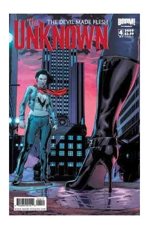 The Unknown: The Devil Made Flesh 4B published by Boom! with cover art by Alexander Stojanov