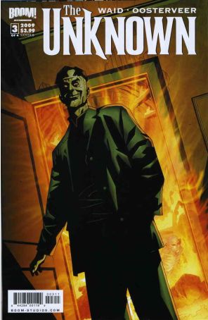 The Unknown 3B published by Boom! with cover art by Matthew Dow Smith