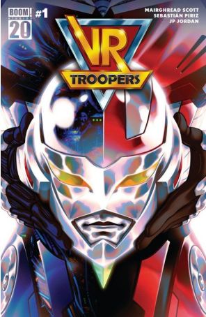 VR Troopers 1B published by Boom! with cover art by Goni Montes