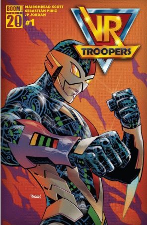 VR Troopers 1C published by Boom! with cover art by Dan Panosian