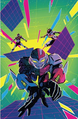 VR Troopers 1I published by Boom! with cover art by Jorge Corona