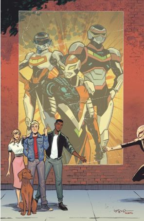 VR Troopers 2K published by Boom! with cover art by Sina Grace