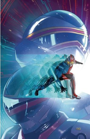 VR Troopers 3D published by Boom! with cover art by Taurin Clarke