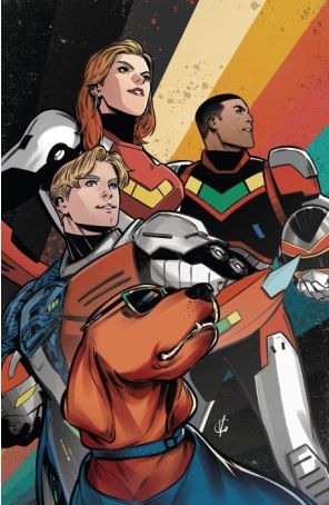 VR Troopers 3J published by Boom! with cover art by Michael YG