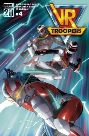 VR Troopers 4A published by Boom! with cover art by Goñi Montes