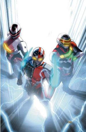 VR Troopers 5C published by Boom! with cover art by Taurin Clarke
