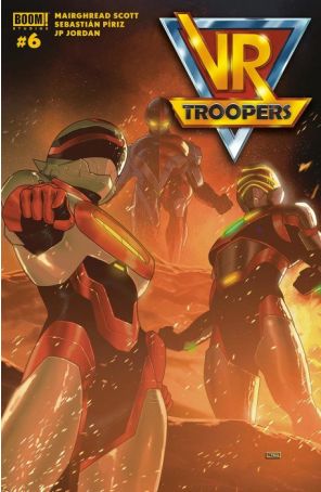 VR Troopers 6A published by Boom! with cover art by Taurin Clarke
