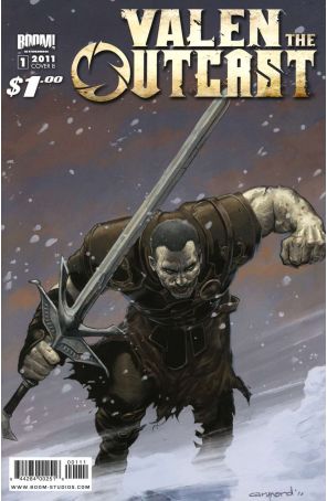 Valen the Outcast 1B published by Boom! with cover art by Cary Nord