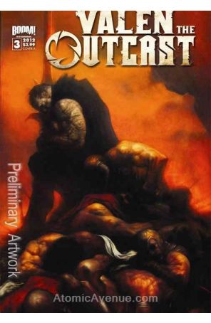 Valen the Outcast 3A published by Boom! with cover art by Liam Sharp