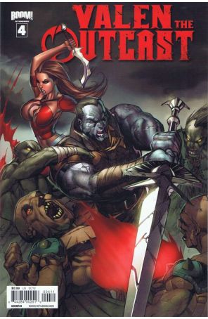 Valen the Outcast 4B published by Boom! with cover art by Alé Garza