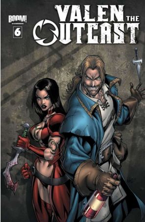 Valen the Outcast 6B published by Boom! with cover art by Eddie Nunez