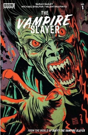 The Vampire Slayer 1A published by Boom! with cover art by Francesco Francavilla