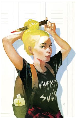 The Vampire Slayer 1F published by Boom! with cover art by Michael Del Mundo