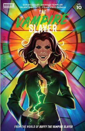 The Vampire Slayer 10B published by Boom! with cover art by Stephanie Pepper
