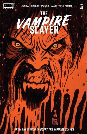The Vampire Slayer 4A published by Boom! with cover art by Francesco Francavilla