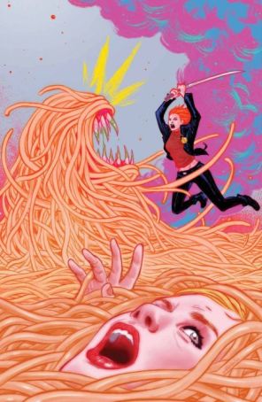 The Vampire Slayer 5B published by Boom! with cover art by Ario Anindito