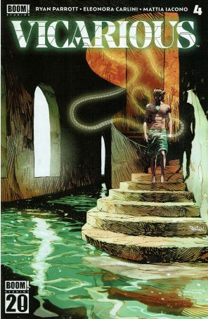 Vicarious 4A published by Boom! with cover art by Dan Panosian