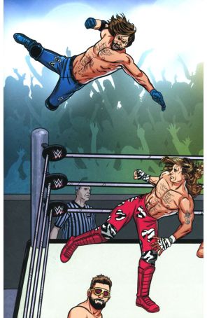 WWE 1A published by Boom! with cover art by Brent Schoonover