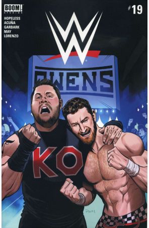 WWE 19 published by Boom! with cover art by Dan Mora