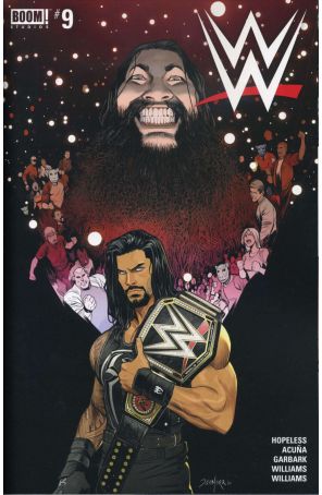 WWE 9 published by Boom! with cover art by Dan Mora