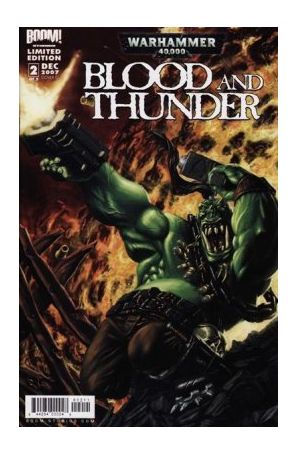 Warhammer 40,000: Blood and Thunder 2C published by Boom! with cover art by Tony Parker